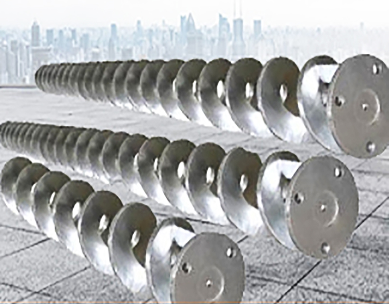 微型无轴螺旋叶片