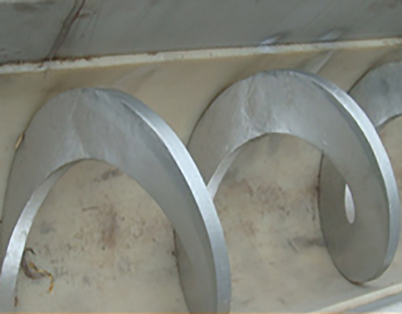 无轴螺旋叶片整形